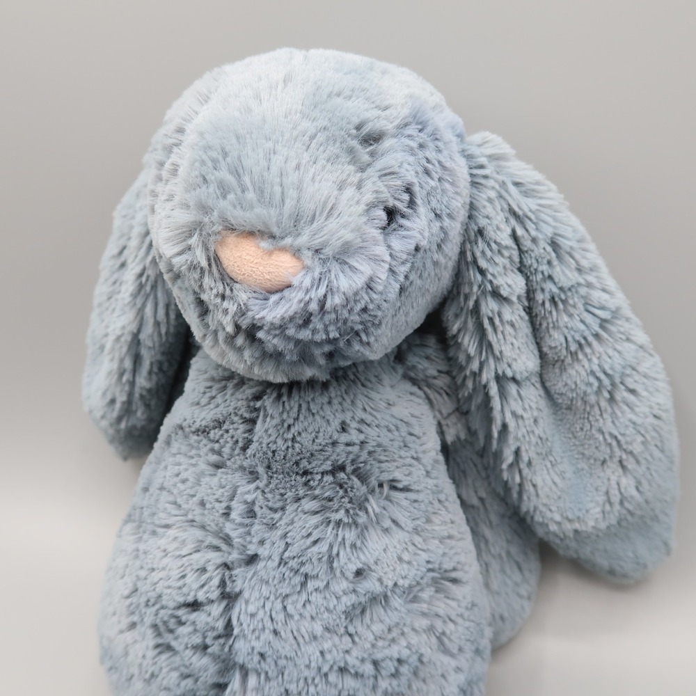 JellyCat London Bashful Bunny Dusky Blue 12" Medium Soft Plush Toy